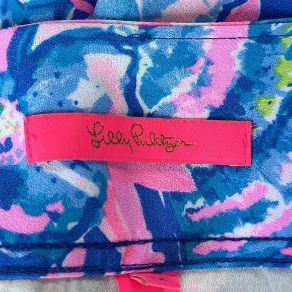 Lily Pulitzer Jonas Blue Tang Sitting Seaside Skort - Picture 10 of 14